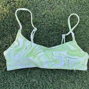 Grey Bandit Lagoon sports bikini top